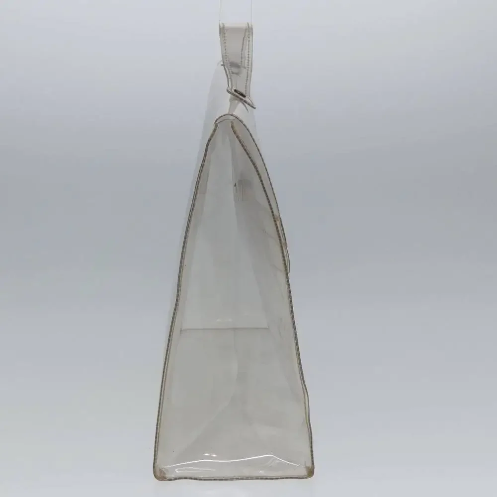 HERMES Vinyl Kelly Hand Bag Vinyl Clear Auth 79847 - Picture 4 of 16